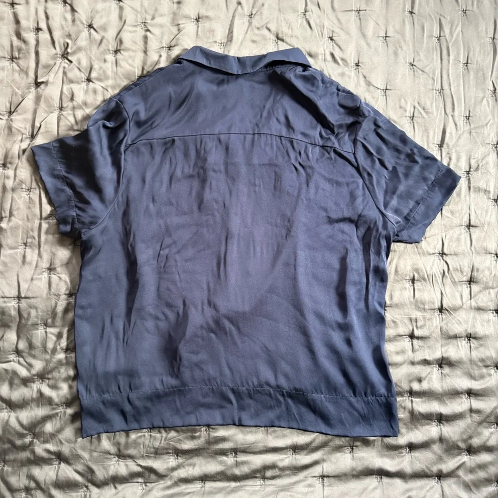 Quince Washable Stretch Silk Blouse - Picture 2 of 3